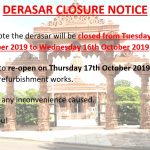 Derasar closure notice3