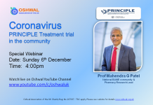 Coronavirus  PRINCIPLE Treatment trial in the community