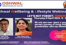 Oshwal Health Talk – Dementia