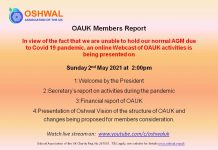 OAUK Members Report