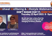 Oshwal Health Talk – Diabetes