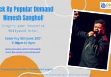 Nimesh Sanghoi back by popular demand