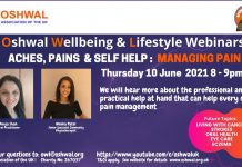 Oshwal Health Talk – Managing Pain