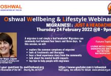 Oshwal Health Talk – Migraine! – just a headache?