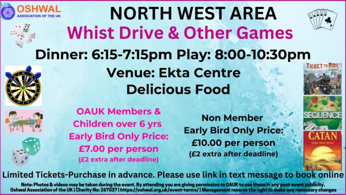 OAUK NW - Whist Drive and Other Games