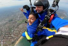 Pushpaben’s SkyDiving Experience