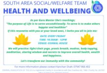South Area Socials – Health and Well-being