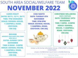 South Area Socials