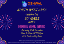 North West Area – 50 Year Celebration Mehfil Nite