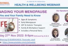 Managing your Menopause Webinar