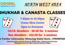 Bhukhar and Canasta Classes