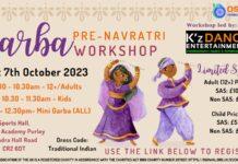 South Area – Garba Workshop