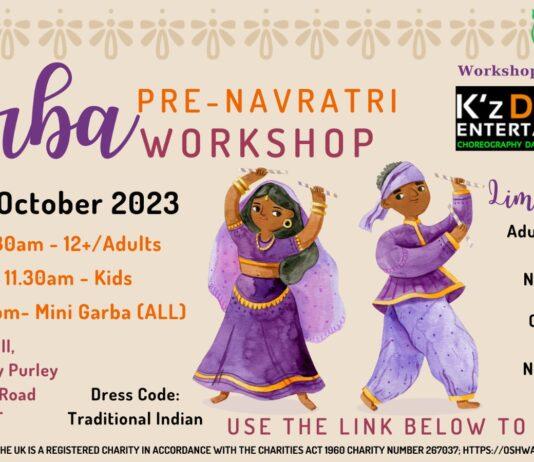 South Area – Garba Workshop