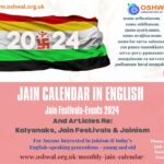 Jain Calendar 2024 in English