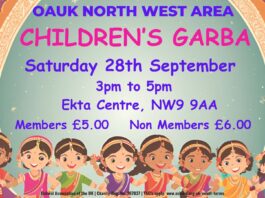North West Area – Children’s Raas Garba