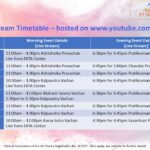 OAUK Paryushan 2024 – Live Streaming Timings