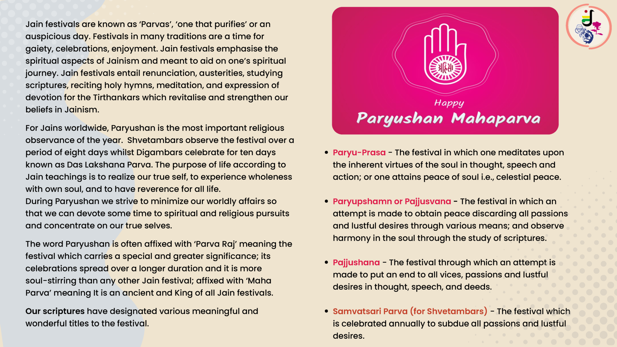 Paryushan 2024 Oshwal Association of the U.K.