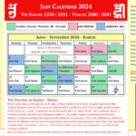 B  September 2024 Jain Calendar