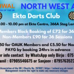 OAUK NW – Darts