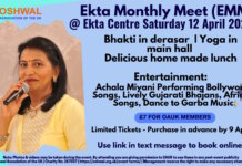 North West Area – EKTA Monthly Meet – April 2025