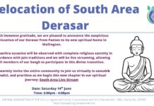 Relocation of South Area Derasar