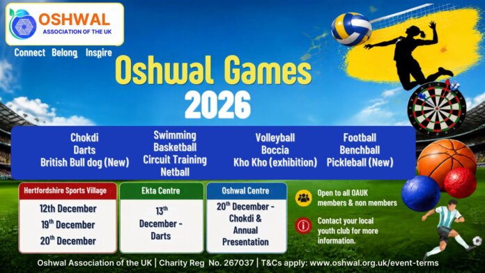OAUK EC - Oshwal Games 2026
