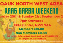 North West Area – Raas Garba Nite