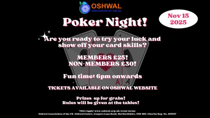 OAUK NE - Poker Night