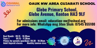North West Area – Gujarati School