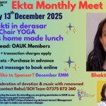 North West Area – EKTA Monthly Meet – December 2025