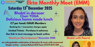 North West Area – EKTA Monthly Meet – December 2025