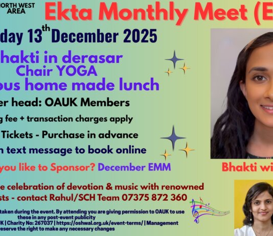 North West Area – EKTA Monthly Meet – December 2025