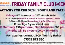 North West Area – Friday Family Club