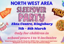 North West Area – Sleepover Party 2026