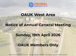 OAUK West Area – Notice of AGM (19th April 2026)