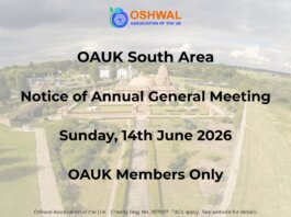 OAUK South Area – Notice of AGM (14th June 2026)