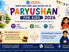 Paryushan for Kids 2026