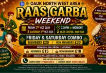 North West Area – Raas Garba Weekend 2026