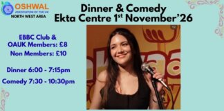 North West Area – Dinner and Comedy Night