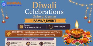 Diwali Rangoli Workshop & Derasar Activities