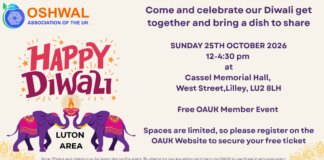 Luton Area – Diwali Celebrations