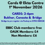 North West Area – An afternoon of Cards