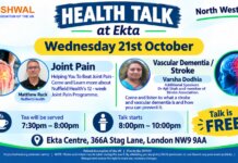 Oshwal Health Talk – Stroke and Vascular Dementia